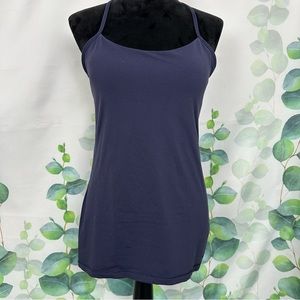 Lululemon Power Pose Tank in navy blue size 8 women’s tops and tank tops